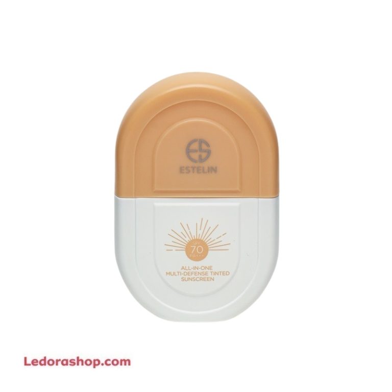 ضدآفتاب استلین Estelin | spf70 | رنگی تینتی و طبیعی. آبرسانی عمیق. بافت سبک.مناسب انواع پوست